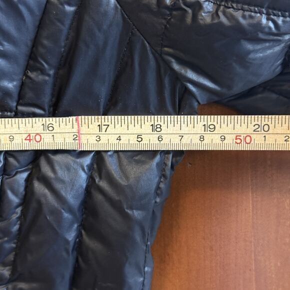 Miss Sixty Womens Ultra Lightweight Packable Down Puffer Jacket Medium Long Hood - Picture 5 of 6